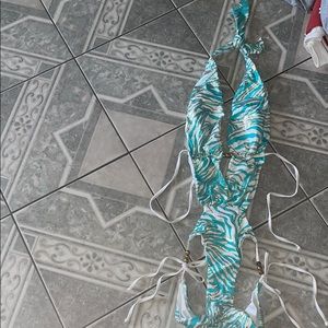 exposing bikini one piece